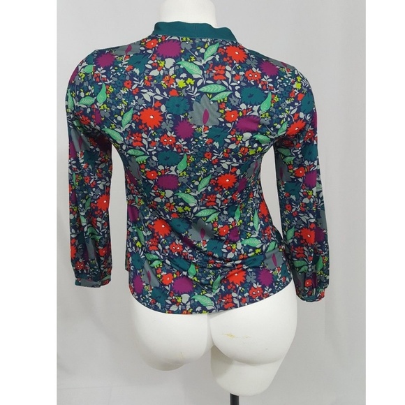 Isabel And Alice Women Stretch Button Down Top - Picture 4 of 7
